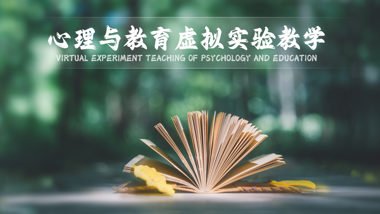 心理与教育虚拟实验教学